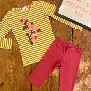 Persnickety appliqué top and coordinating capris 2